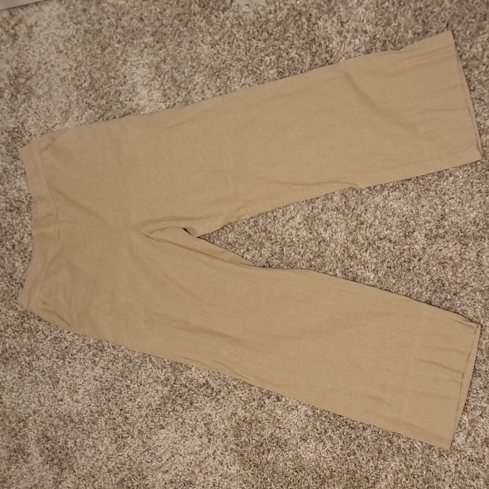 Natori- EUC- size L- elastic back waist linen pants